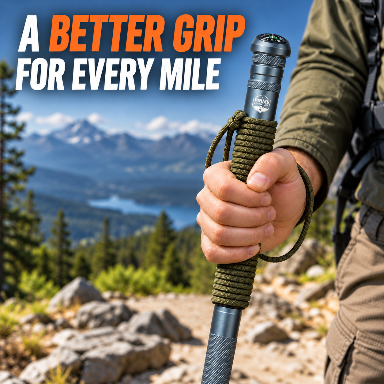 Paracord Handle/Tube for Tactical Stick