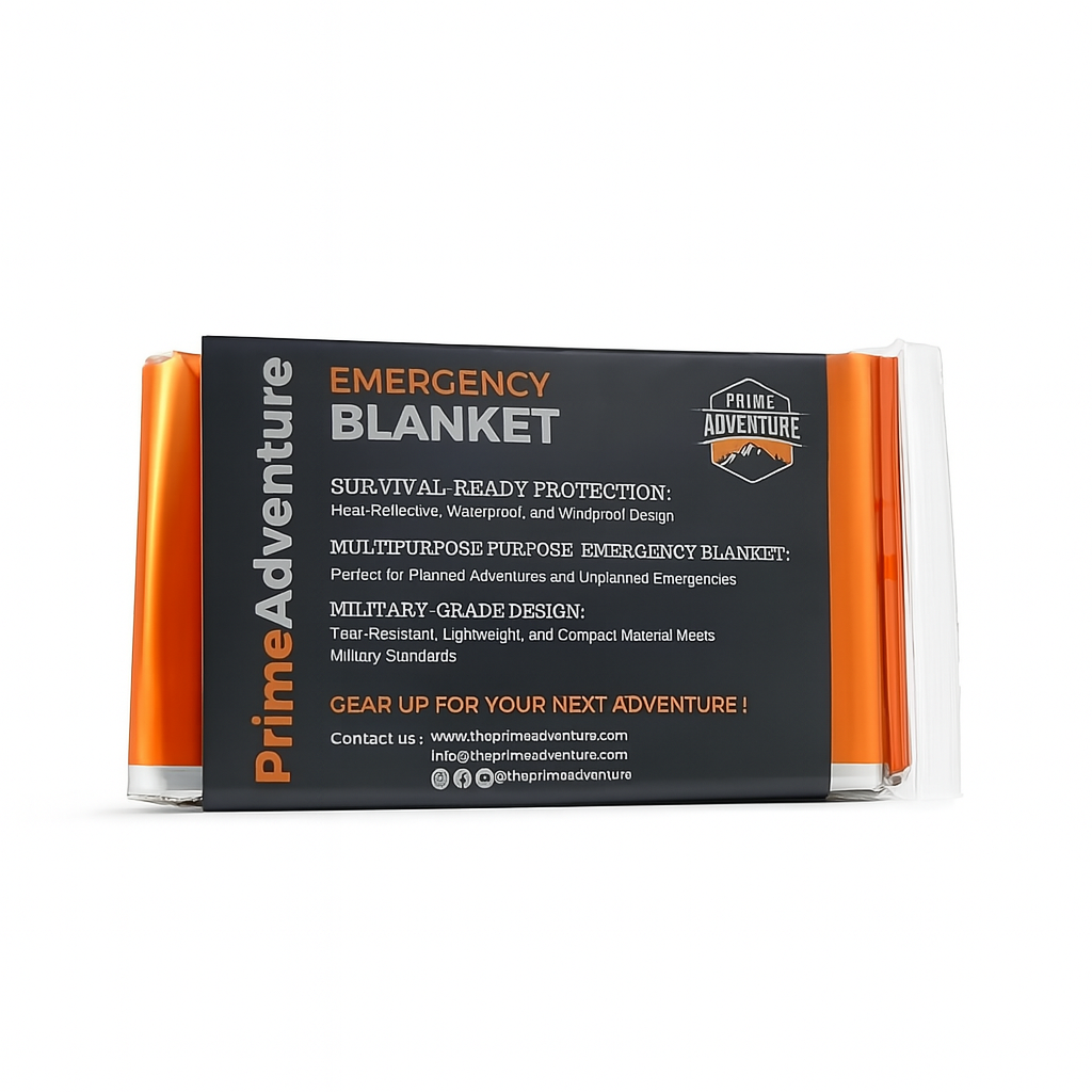 PrimeAdventure Emergency Thermal Blanket for Survival Kit