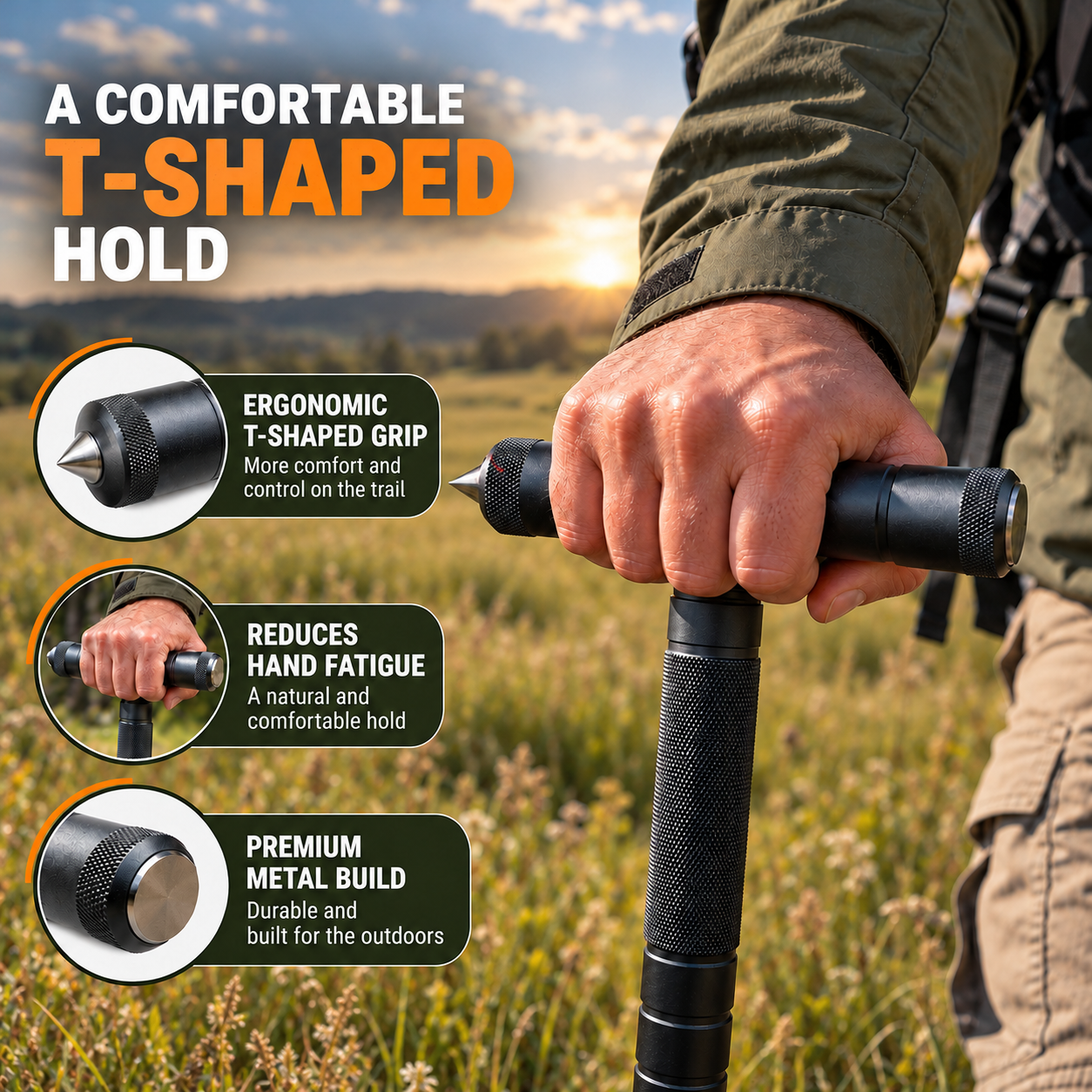 Premium T-Handle Grip