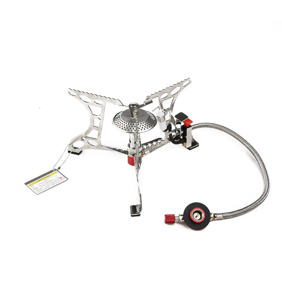 Prime Adventure portable camping gas stove with lighter and hose code SN10-A6