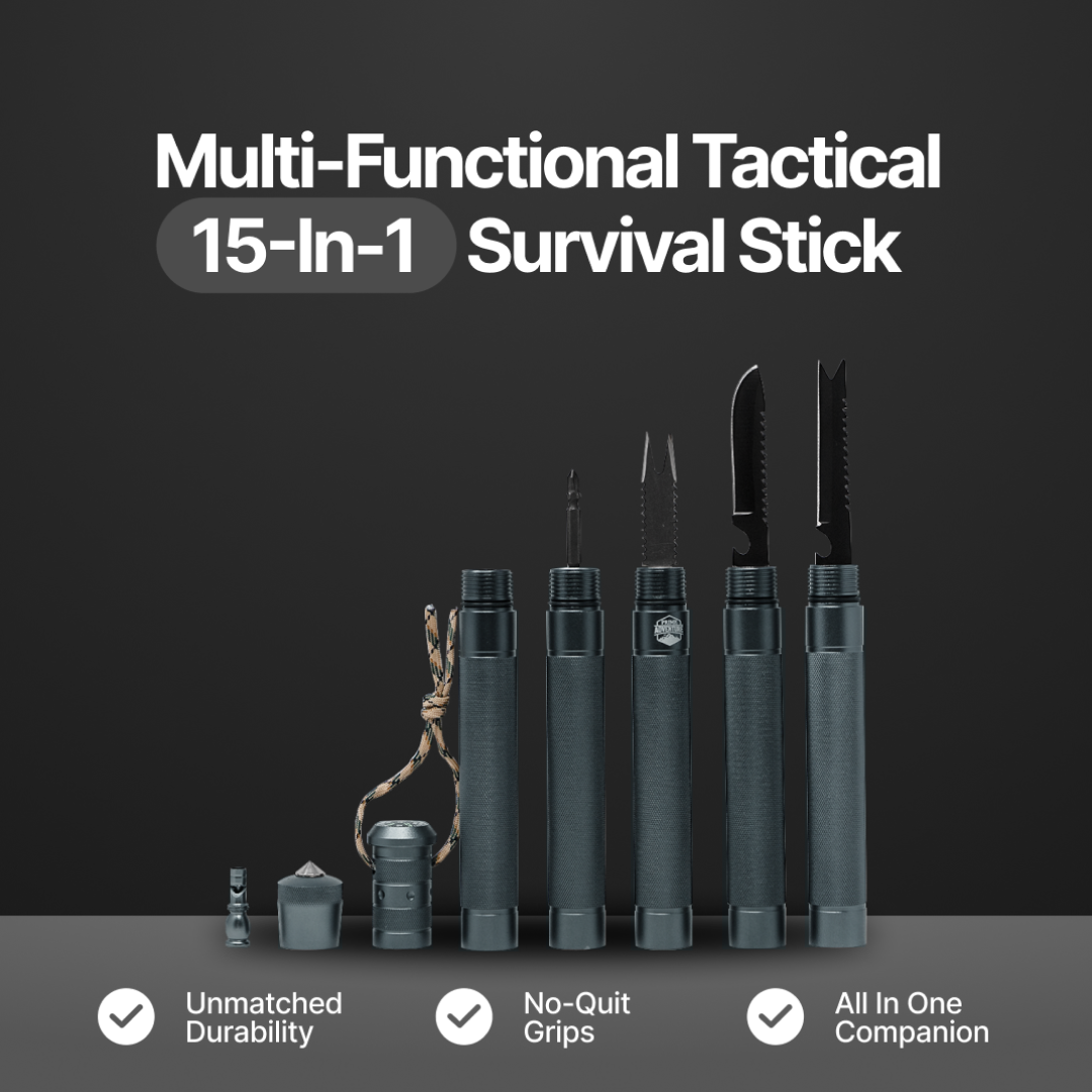 SWISS ARMY MULTI-FUNCTIONAL TACTICAL SURVIVAL STICK