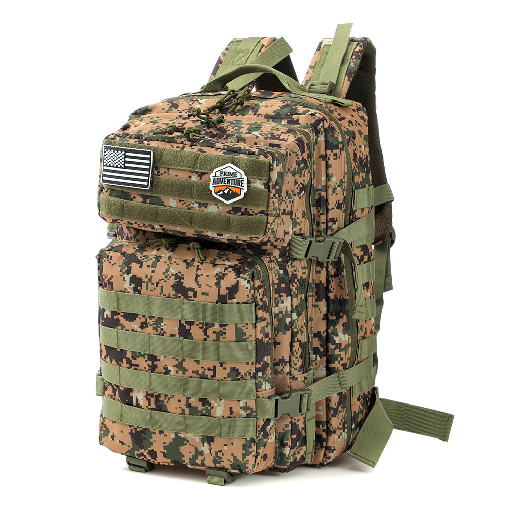 Primeadventure 45L Military Tactical Backpack with logo