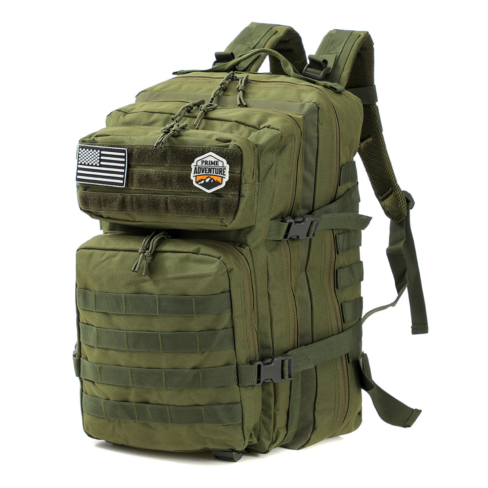 Primeadventure 45L Military Tactical Backpack with logo