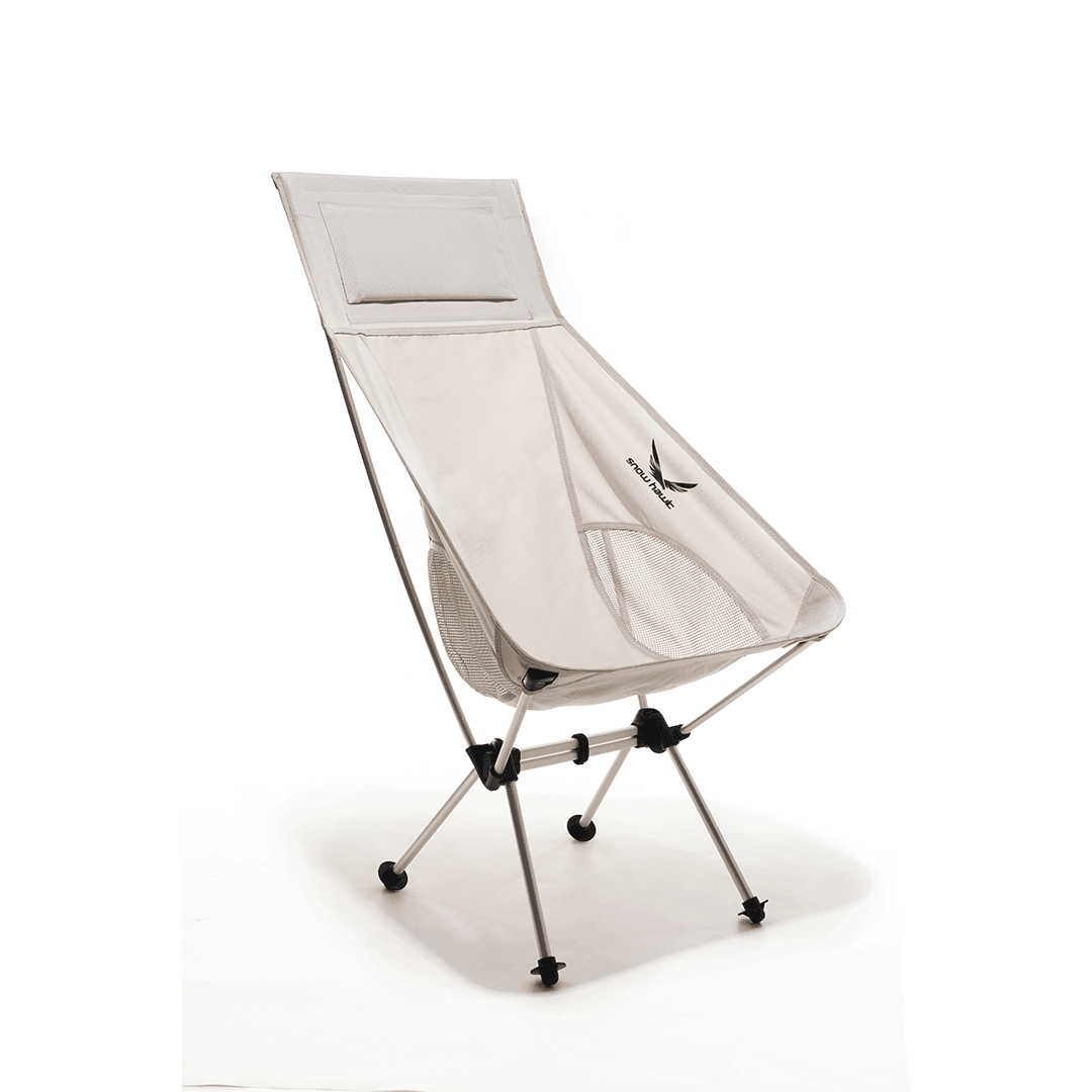 Prime Adventure Lightweight Folding High Back Camping Chair with Head Support SN-A9149