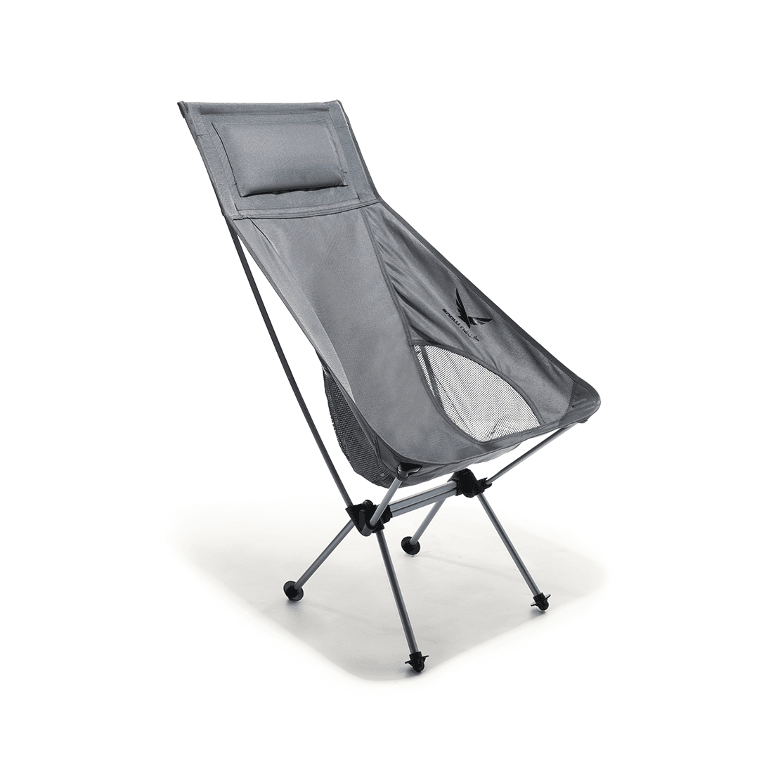Prime Adventure Lightweight Folding High Back Camping Chair with Head Support SN-A9149