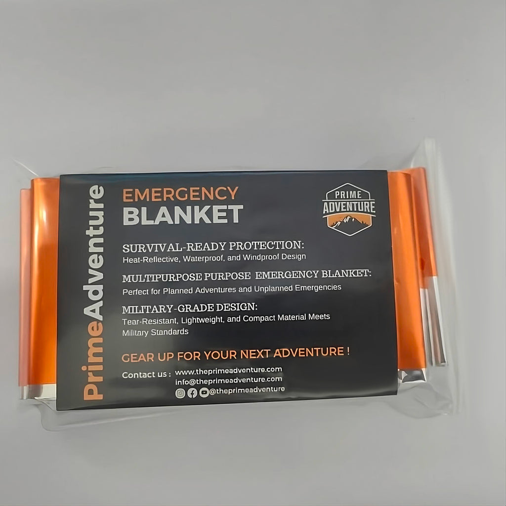 PrimeAdventure Emergency Thermal Blanket for Survival Kit