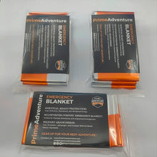 Load image into Gallery viewer, PrimeAdventure Emergency Thermal Blanket for Survival Kit
